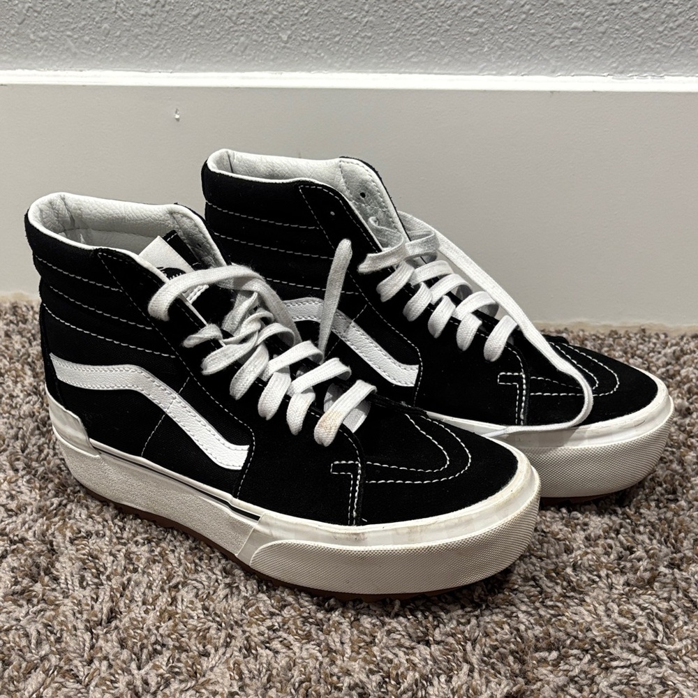 Vans Classic Black and White High-Tops